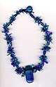 Spiky Blue Necklace